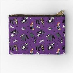 Nightmare Before Christmas Pattern Zipper Pouch
