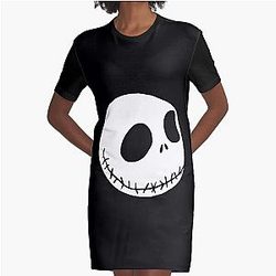 Nightmare Before Christmas  - Jack Skellington v2.0 Graphic T-Shirt Dress