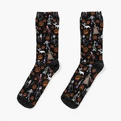 Pattern - The Nightmare Before Christmas Socks