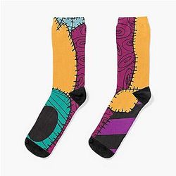 Nightmare Before Christmas Sally Pattern Socks