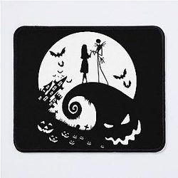Nightmare Before Christmas - Halloween Jack Burton scary spooky costume pumpkin Mouse Pad