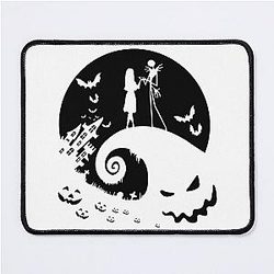 Nightmare Before Christmas - Halloween Jack Burton scary spooky costume pumpkin Mouse Pad