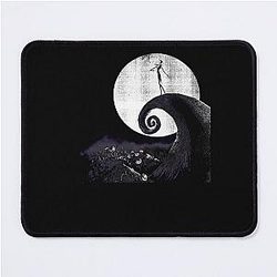 Nightmare Before Christmas Movie Poster Ink Rolled Sweatshirt Mouse Pad