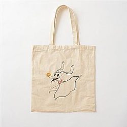 Zero from The Nightmare before Christmas Cotton Tote Bag