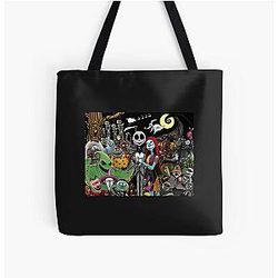 Nightmare Before Christmas T-ShirtNightmare Before Christmas All Over Print Tote Bag