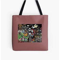 Nightmare Before Christmas Nightmare before Christmas All Over Print Tote Bag