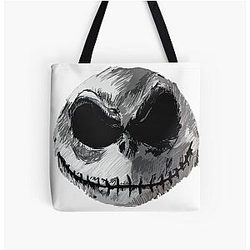 Jack Skellington Face 2 - The Nightmare Before Christmas All Over Print Tote Bag