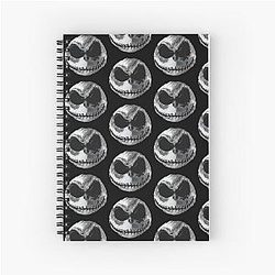 Jack Skellington Face 2 - The Nightmare Before Christmas Spiral Notebook