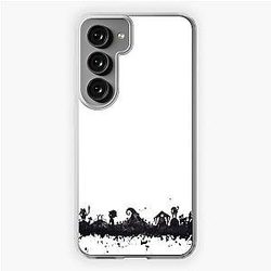 Halloween Town Nightmare Before Christmas Inspired Watercolor Skyline Samsung Galaxy Soft Case