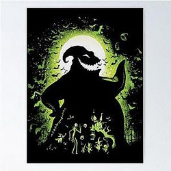 The Nightmare Before Christmas Oogie Boogie Portrait Shirt, Jack And Sally Tee, Halloween Party Fall Season Gift Poster