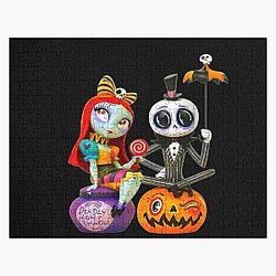 The Nightmare Before Christmas Jack + Sally Jigsaw Puzzle