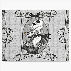 Jack Skellington and Zero - The Nightmare Before Christmas Jigsaw Puzzle