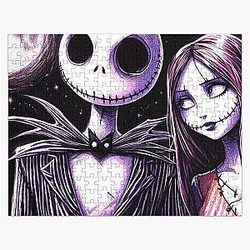 JACK & SALLY  "Enchanting Halloween Town: The Nightmare Before Christmas" Jigsaw Puzzle