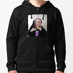 Nihachu Printed Hoodies - Niki Nihachu Pullover Zipper Hoodie