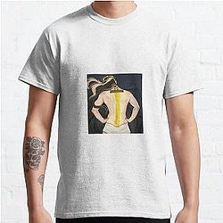 Nihachu T-Shirts - Goddess Niki's sWord Tattoo Classic T-Shirt RB0107
