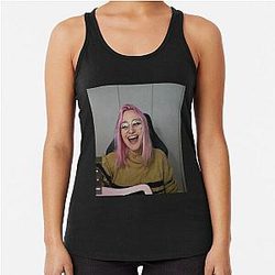 Nihachu Tank Tops - Niki Nihachu  Racerback Tank Top RB0107