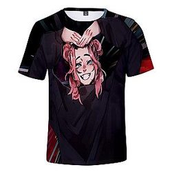 Nihachu T-shirts - New Fashion 3D Printing Nihachu Cotton T-shirt