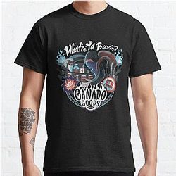 Resident Evil T-Shirts – Resident Evil 4 Merchant Ganado Goods Classic T-Shirt