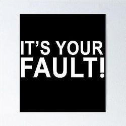 Nikocado Avocado It-s Your Fault! Classic Poster