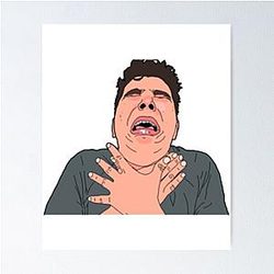 nikocado avocado cry meme Premium Scoop    Poster