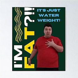 Nikocado Avocado it-s just water weight diet avocado  Poster
