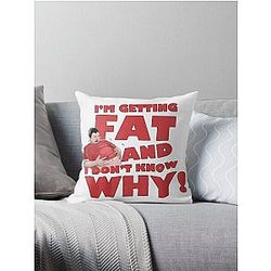 Nikocado Avocado I-m Getting Fat And Don-t Know Why! Throw Pillow