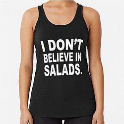 Nikocado Avocado I Don-t Believe In Salads Classic Racerback Tank Top