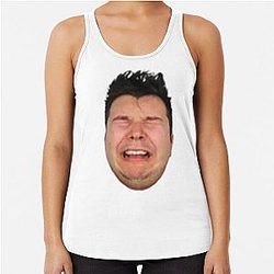 Nikocado Avocado Crying Gay Meme    Racerback Tank Top