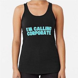 I-m Calling Corporate Nikocado Avocado Racerback Tank Top