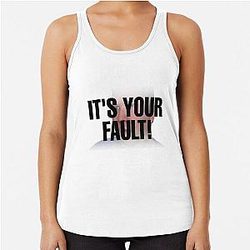 Nikocado Avocado - It-s Your Fault   Racerback Tank Top