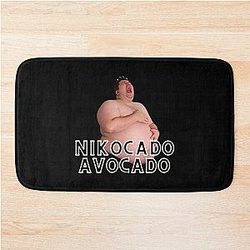 Nikocado Avocado for tiktok challenge lovers   Bath Mat