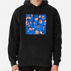 Nikocado Blue Sleeveless Top Pullover Hoodie