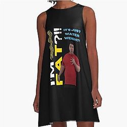 Nikocado Avocado it-s just water weight diet avocado  A-Line Dress