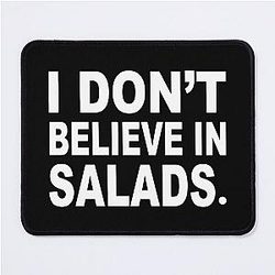 Nikocado Avocado I Don-t Believe In Salads Classic Mouse Pad