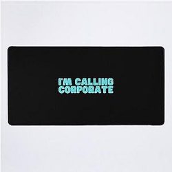 I-m Calling Corporate Nikocado Avocado Desk Mat