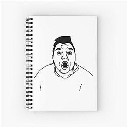 nikocado avocado nikocado avocado   Spiral Notebook