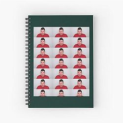 Nikocado Avocado crying Graphic  Spiral Notebook