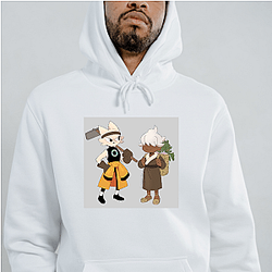 Nine Sols Spiritual Print Nine Sols Hoodies