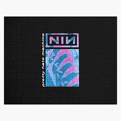 Vintage Pretty Hate Machine NIN Logo || 004 Jigsaw Puzzle RB0211