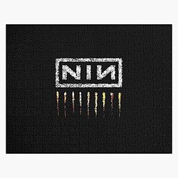 Classic Retro NIN Vintage Logo || 001 Jigsaw Puzzle RB0211