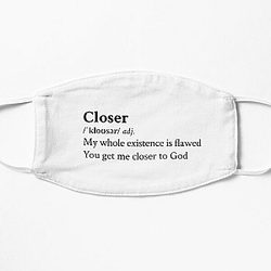 Nine Inch Nails Aesthetic Quote Rock Metal Lyrics Closer Flat Mask RB0211