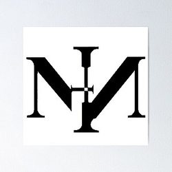 WORLD NINE 2022 INCH LOGO NIN LOGO VECTOR Poster RB0211