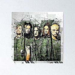 nails band nine inch 2022 tour Poster RB0211