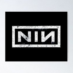 Classic Vintage NIN Retro Logos Poster RB0211