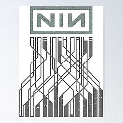 maximiser Nine Inch Nails band utilisée Poster RB0211
