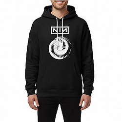 Nine Inch Nails Hoodie Sin Industrial Print