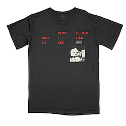 Red Lyric Typography LA 1004 Nine Inch Nails T-Shirt