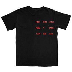 Tour 2025 Peel It Back LA 1004 Nine Inch Nails T-Shirt