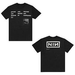 Lyric Graphic PTTT2107  Nine Inch Nails T-Shirt