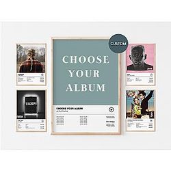 CUSTOM Album Print-Personalised Album Poster Print ET0610